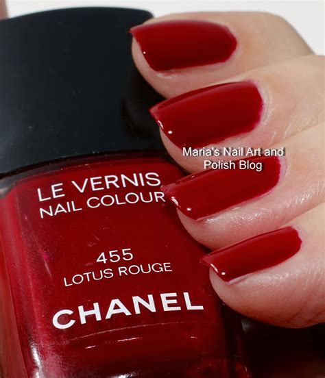 chanel lotus rouge nail polish